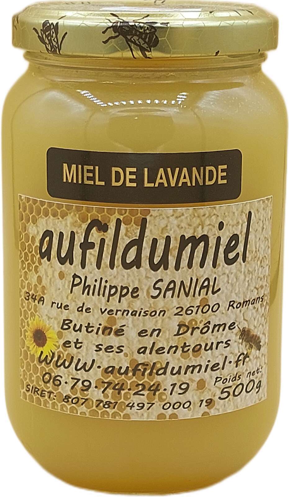 Miel de lavande en vente