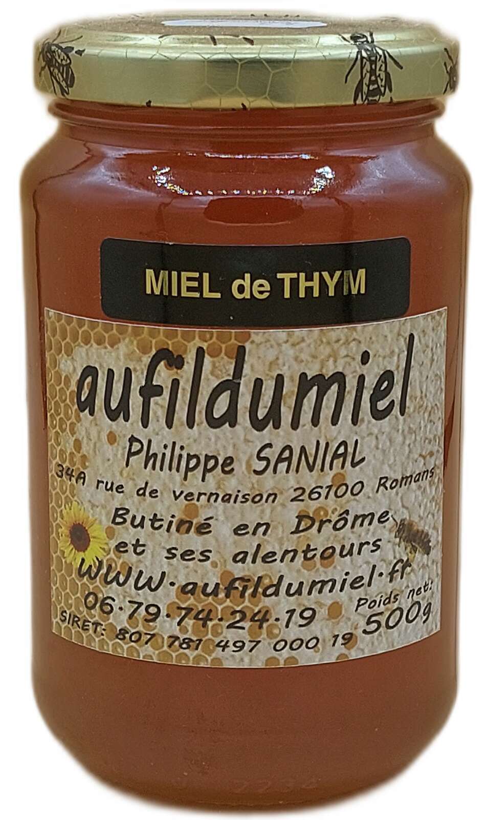 Vente en ligne miel de thym