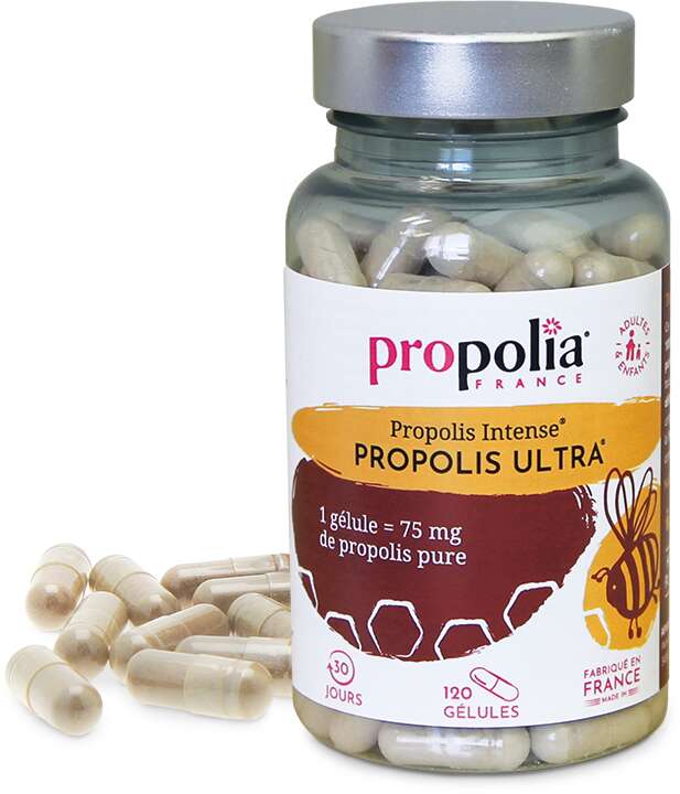 Propolis ultra - 120 gélules végétales : Propolis ultra - 120 gélules végétales