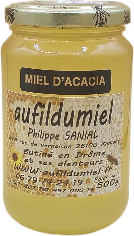 Miel d'acacia - aufildumiel en stock