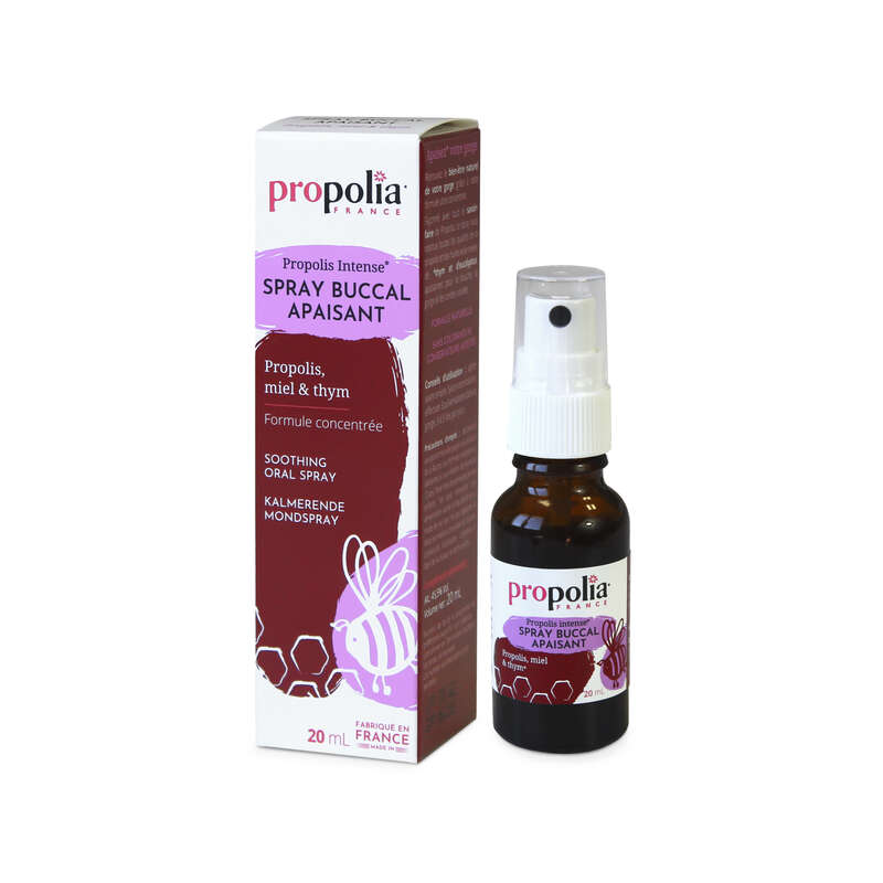 Spray Buccal Apaisant - 20ml - Alc. 45.5% vol. en stock - Propolia