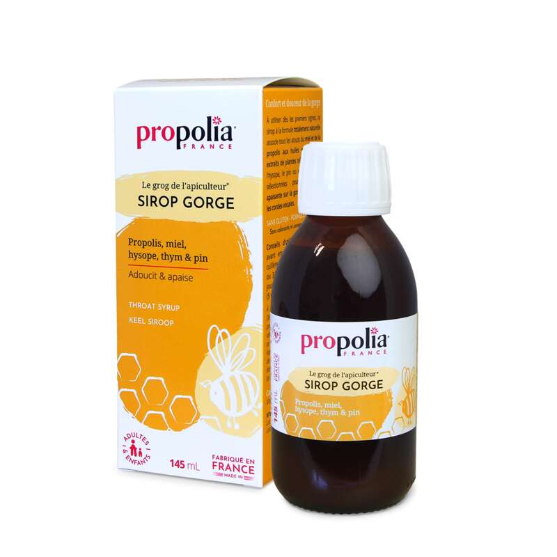 Sirop Gorge 145 ml en stock - Propolia