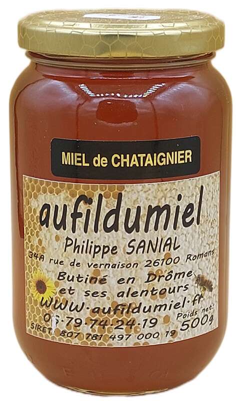 Miel de châtaignier - aufildumiel en stock