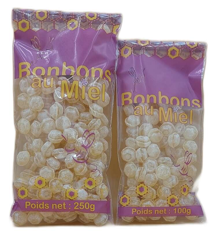 Bonbons miel et eucalyptus en stock - 