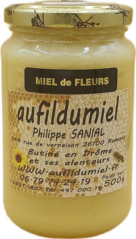 Miel de toutes fleurs crémeux en stock - Aufildumiel